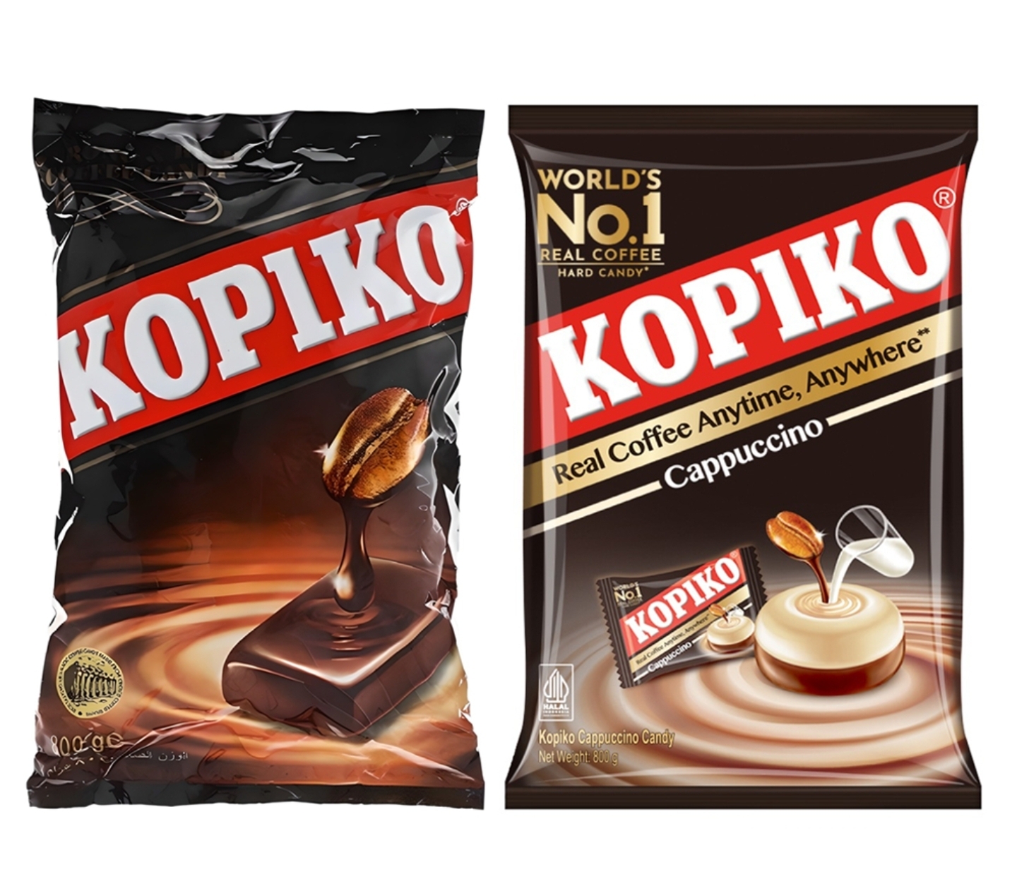 코피코 커피캔디 커피맛 카푸치노맛 800g 2개