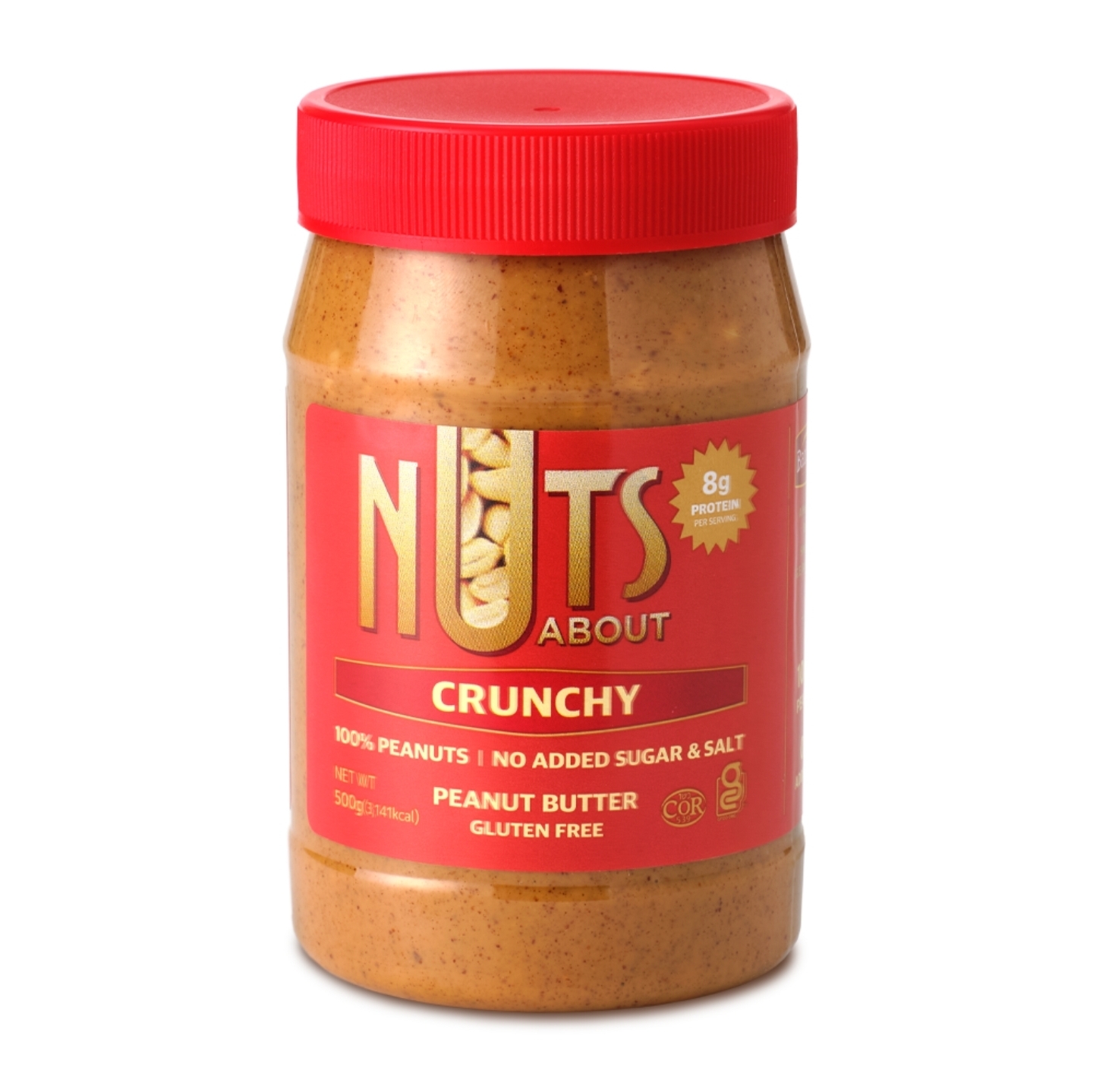 넛츠어바웃 무첨가 100% 땅콩버터 크런치 500g