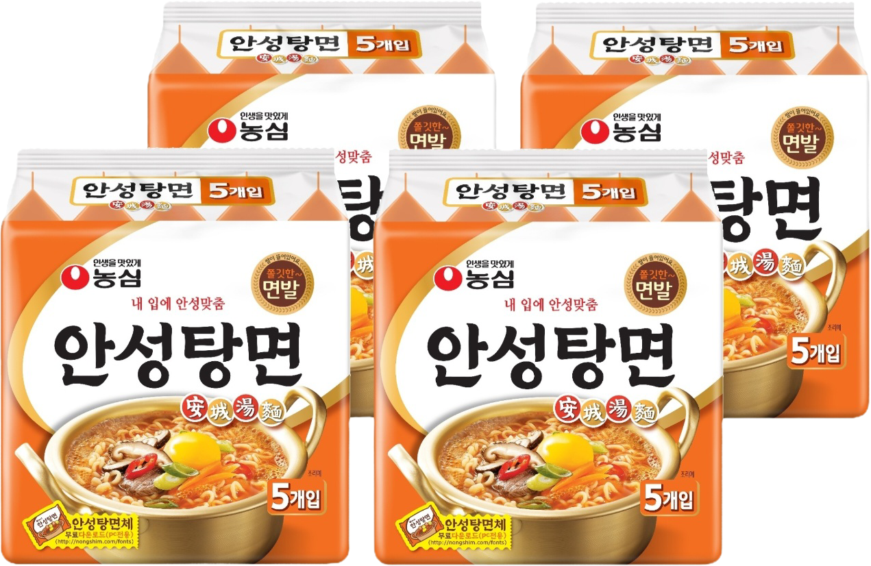 농심 안성탕면 125g 20개